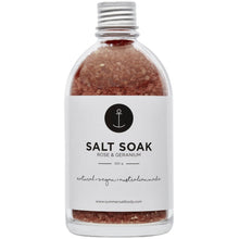  Summer Salt Body - Salt Soak - Rose & Geranium - 350g